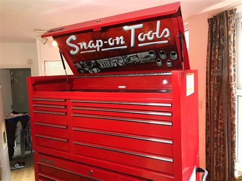 Shipping and local meetup options available. . Used snap on tool box
